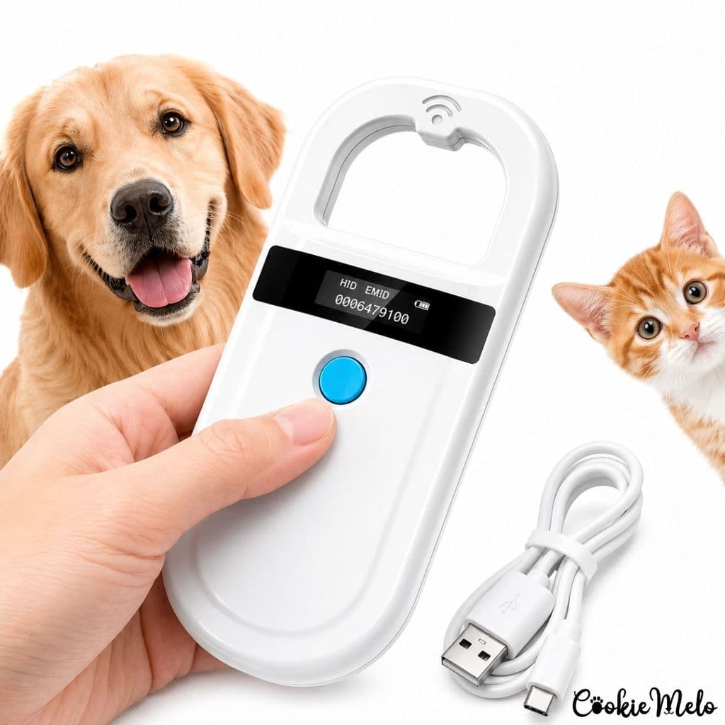 Scanner Leitor Microchip Animal Pet Universal Recarregável Identificador