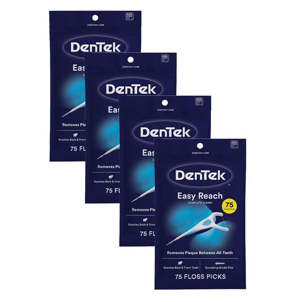 Kit Fio Dental DenTek Floss Picks Complete Clean Easy Reach com 300 unidades