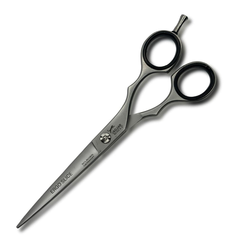 Tesoura Jaguar Fio Navalha 6.5 Cinza Corte Profissional
