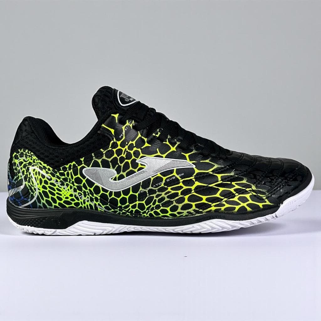 Chuteira Futsal Joma Maxima Masculina Original Neon Cobra Black Indoor Quadra