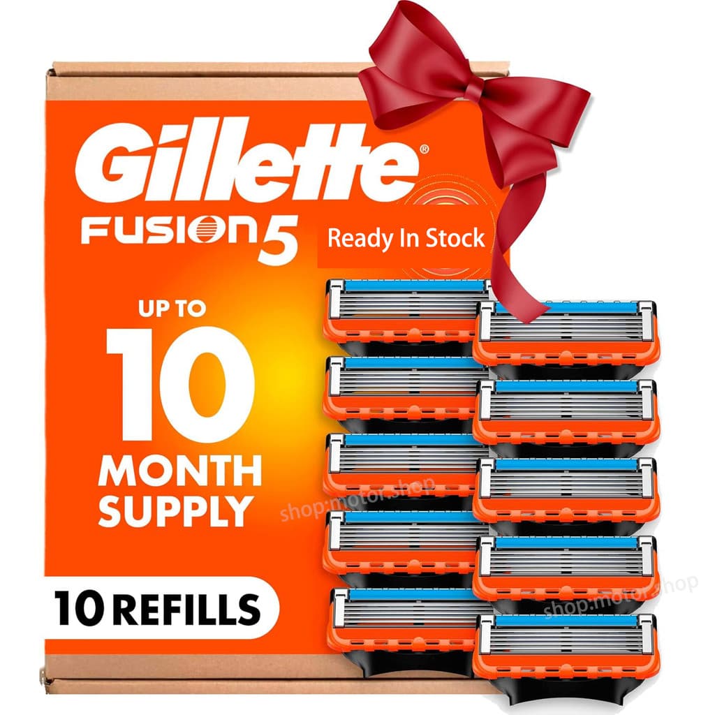 Recarga Gillette Fusion5 Power - Para Barba Rentrizada e Barra de Gel Extraidora【ship in 24hr】