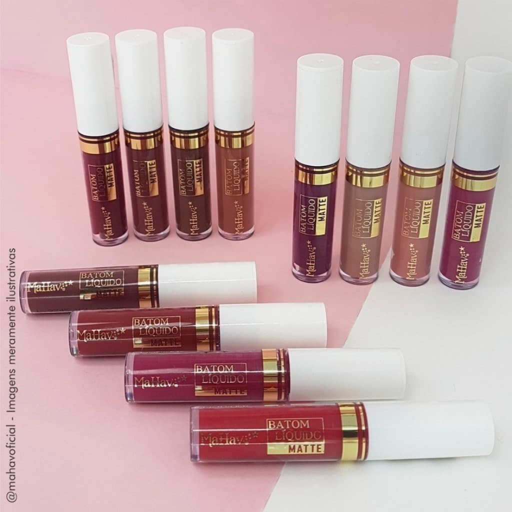BATOM LIQUIDO MATTE TOQUE AVELUDADO MAHAV (MAKE)