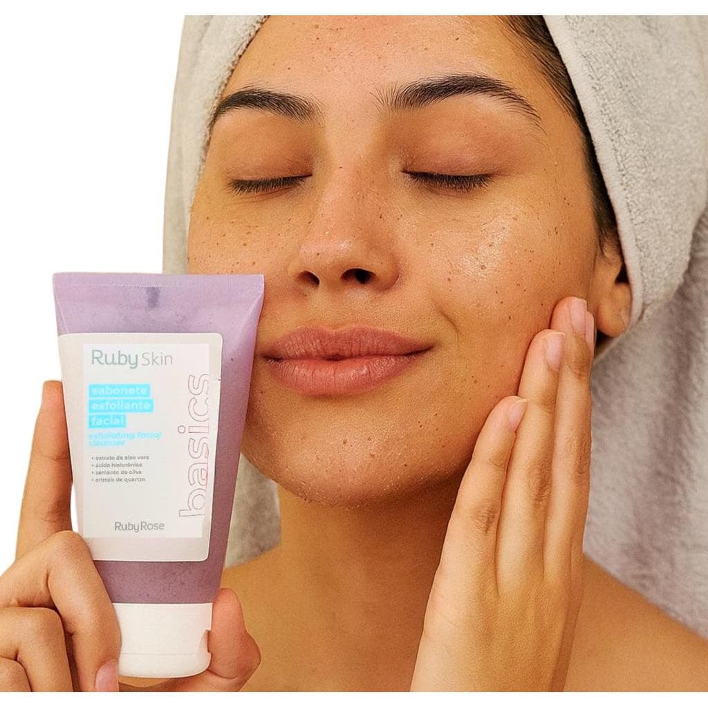 Sabonete Esfoliante Facial Ruby Skin - Ruby Rose