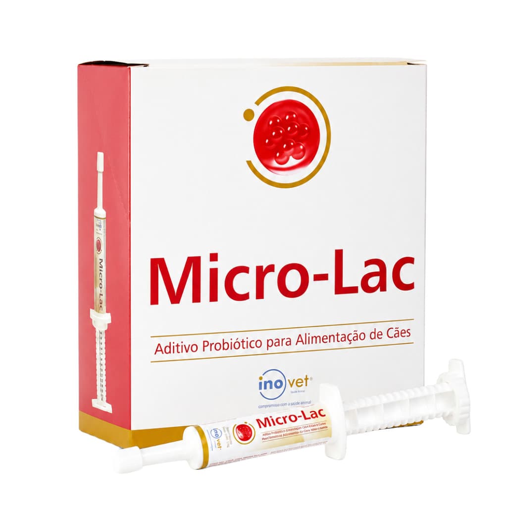Probiótico Micro Lac Pet Inovet Cães Gatos 15g