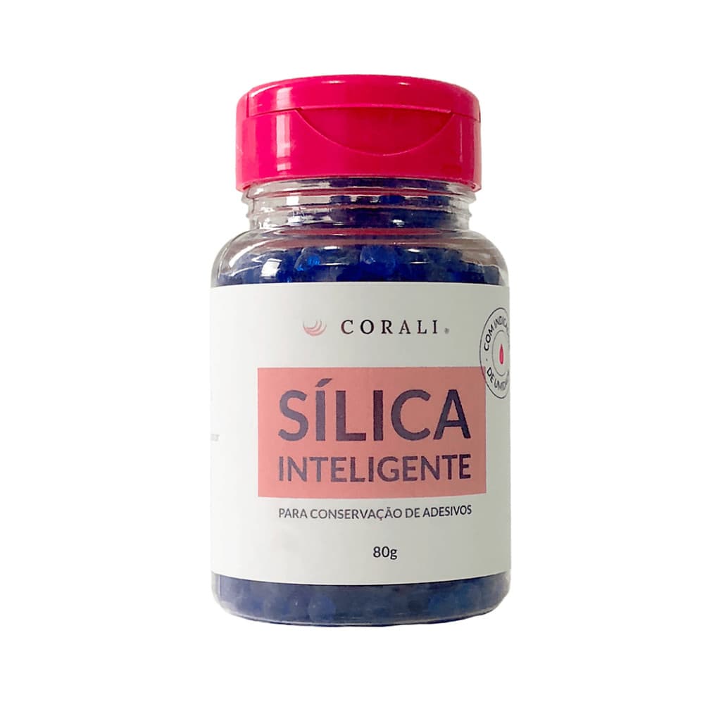 Sílica Inteligente Corali para Armazenamento de Cola 80g