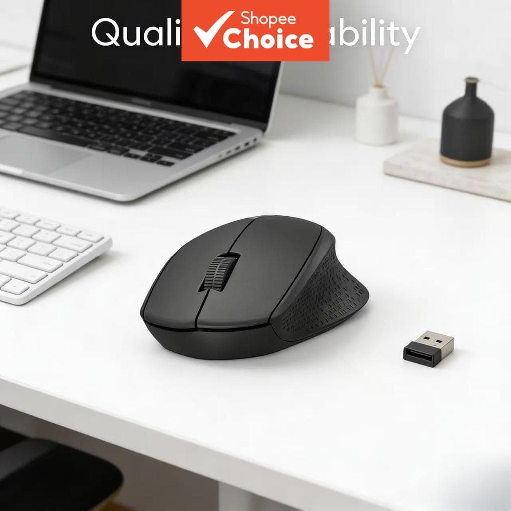 Rato Silencioso Wireless M330 2.4G Conexão Instantânea Tecnologia SilentTouch, Baixo Consumo de Energia, Longa Vida da