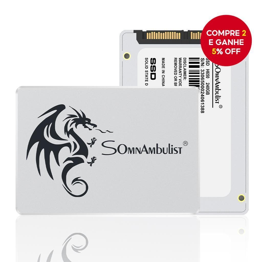 Unidade de estado sólido integrada de 2,5 polegadas | Interface SATA 3.0 de alta velocidade, 256 GB/240 GB/128 GB/120