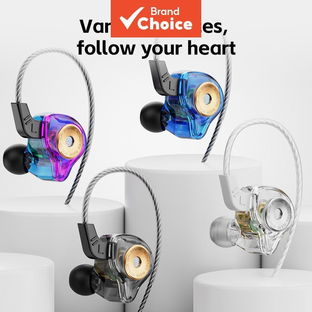 QKZ AK6-Ultra Fones De Ouvido Com Fio 3.5 Mm Aux Intra-Auriculares Microfone Som HiFi Dinâmico Esportes Jogo Música Tele