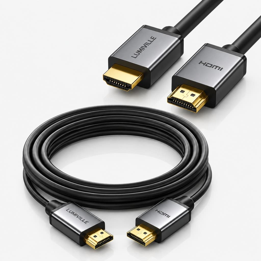 Cabo HDMI 2.1 5m 8K 60Hz 4K 120Hz 48Gbps Ultra HD HDR e ARC Alta Velocidade para PS5 Xbox TV Monitor Gamer Range Plane