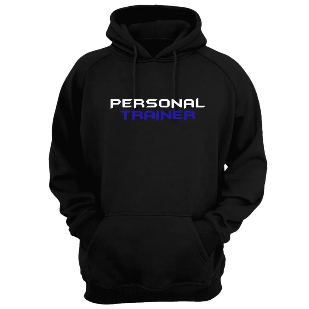 Moletom com Capuz Frase Personal Trainer Educação Física Envio Imediato