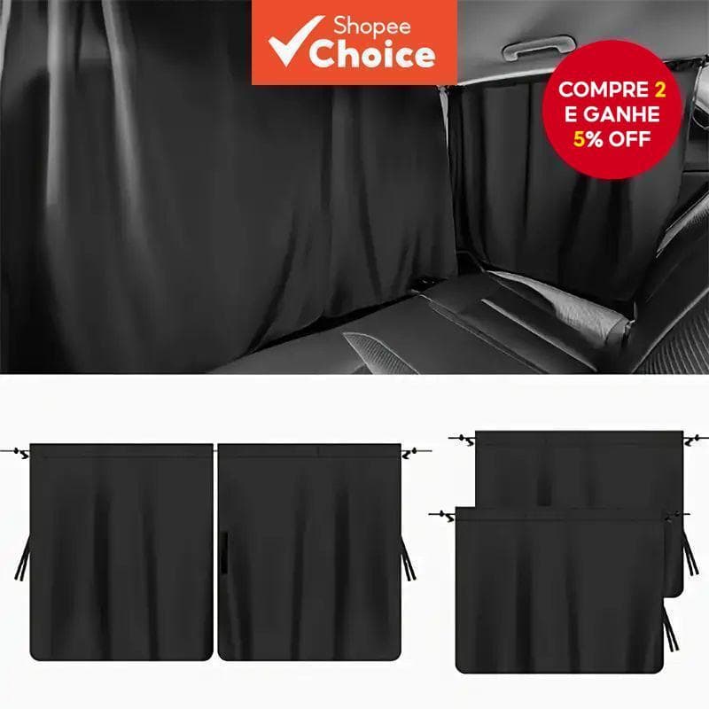 Persianas para Carros Conjunto de Divisor de Ar Condicionado Automático para Cortinas Dianteira e Traseira Assentos e