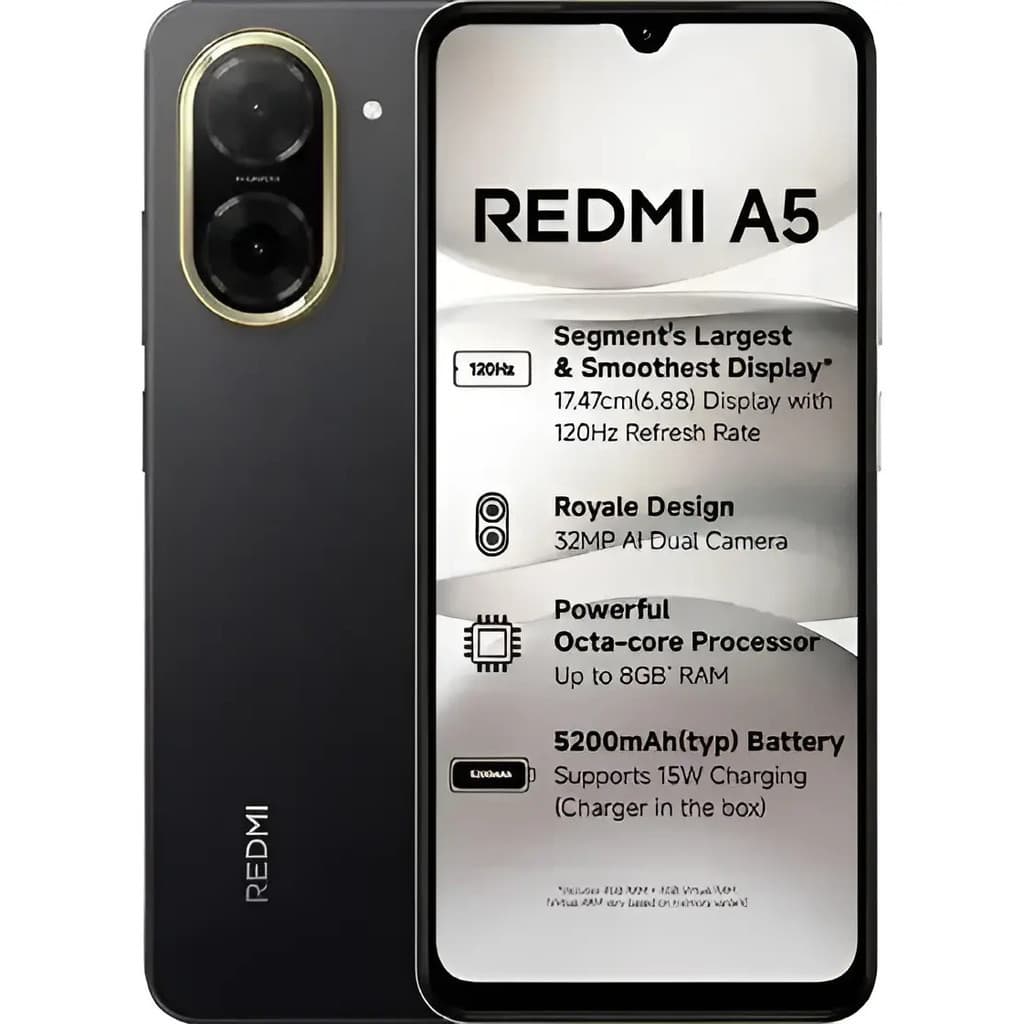 Redmi A5 Dual Sim 128gb 8gb Ram Azul/Preto Global Original NF