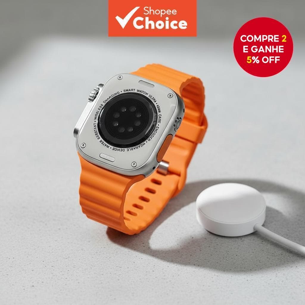  Carregador USB para Smartwatch Watch9 Ultra/GS8 mini/GL-1 Pro/X5PROMAX/WO3PRO