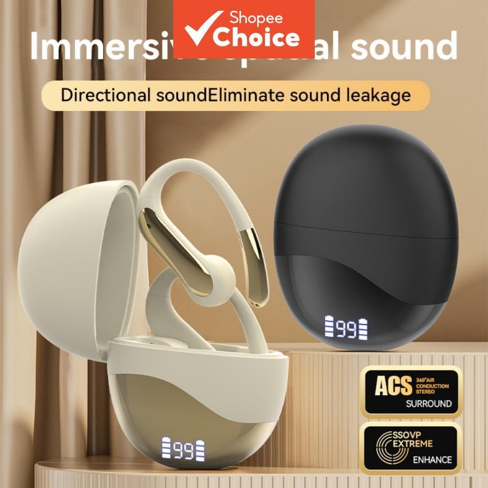 K20 Fones De Ouvido Sem Fio Earhook Ows Abertos Ultraleves Ergonômicos Comfort Fit HD Chamada Resistente Ao Suor À Prova