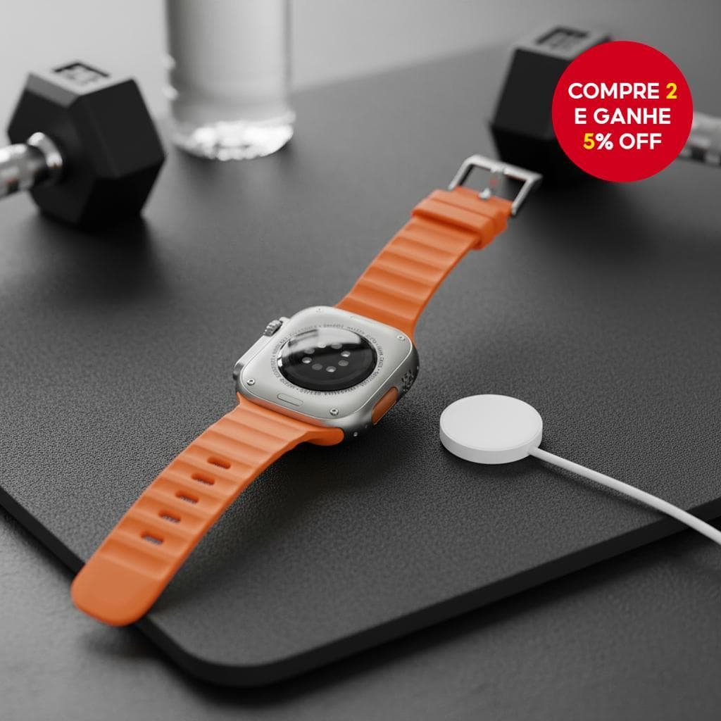  Cabo Carregador USB para Relógios Inteligentes Watch9 Ultra/GS8 mini/GL-1 Pro/X5PROMAX/WO3PRO