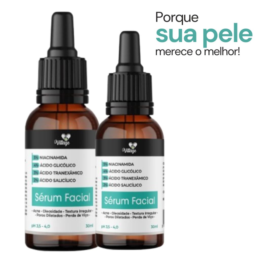 Kit 2 Sérum Clareador vittage 30ml
