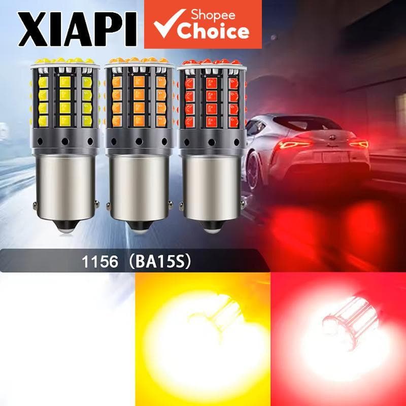XIAPI Canbus LED Lâmpadas De Sinalização De Mudança De Direção Lâmpada Indicadora De Luz De Freio Reverso 1157 1156 7440
