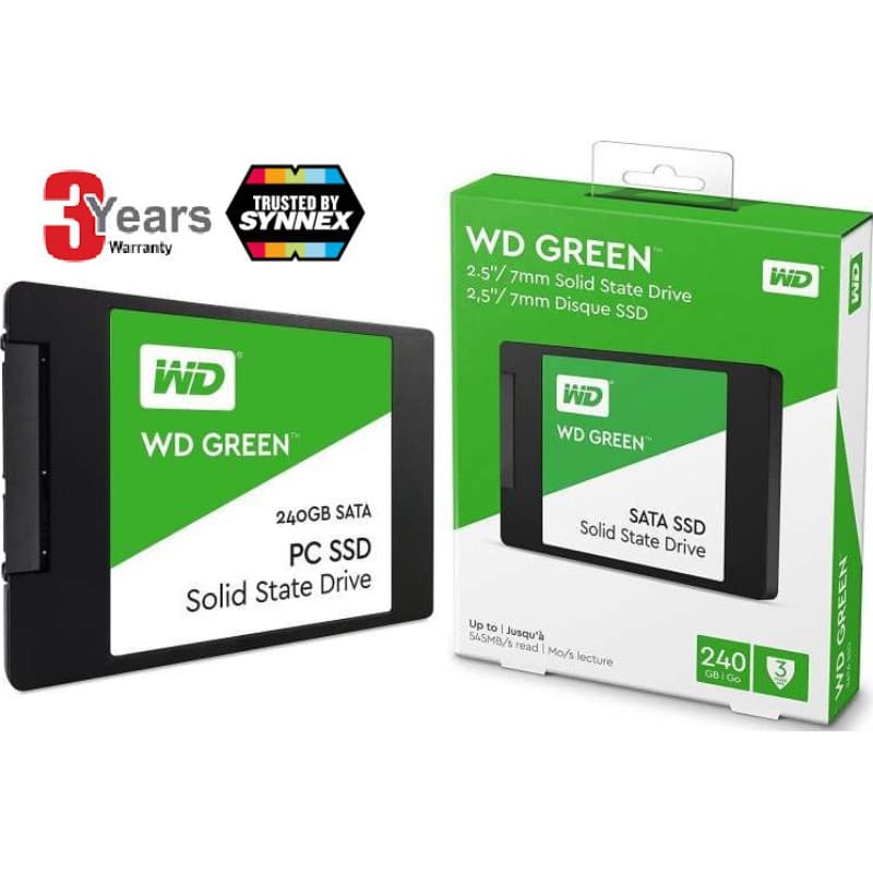 HD SSD 1TB SATA3 interno Western Digital WD Green WDS240G3G0A 120GB 240GB 1TB Verde