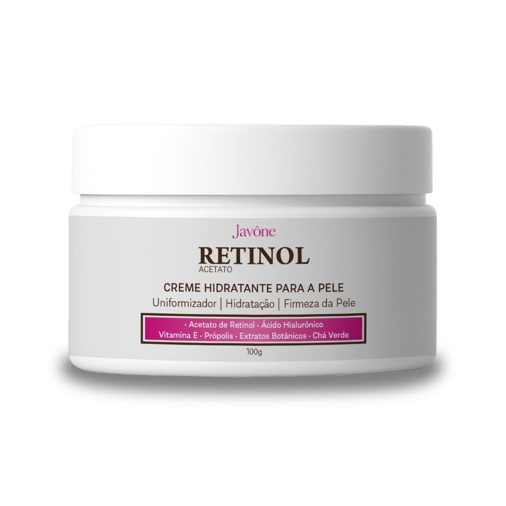 Javóne Retinol Acetato – Branqueador Facial Retinol Pernas Branqueamento Joelho  100g
