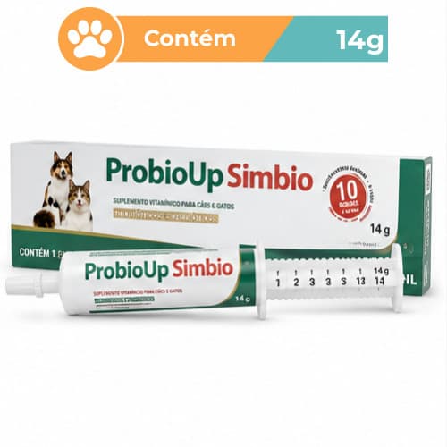 ProbioUp Simbio Vetnil 14g Probiótico Cães e Gatos