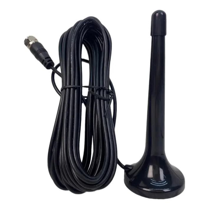 Antena Interna Digital Lelong LE-3094-3 UHF/VHF Cabo 3m Base Magnética