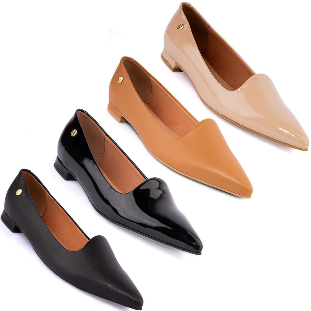 Sapatilha Vizzano Feminina Bico Fino Casual Original 1206