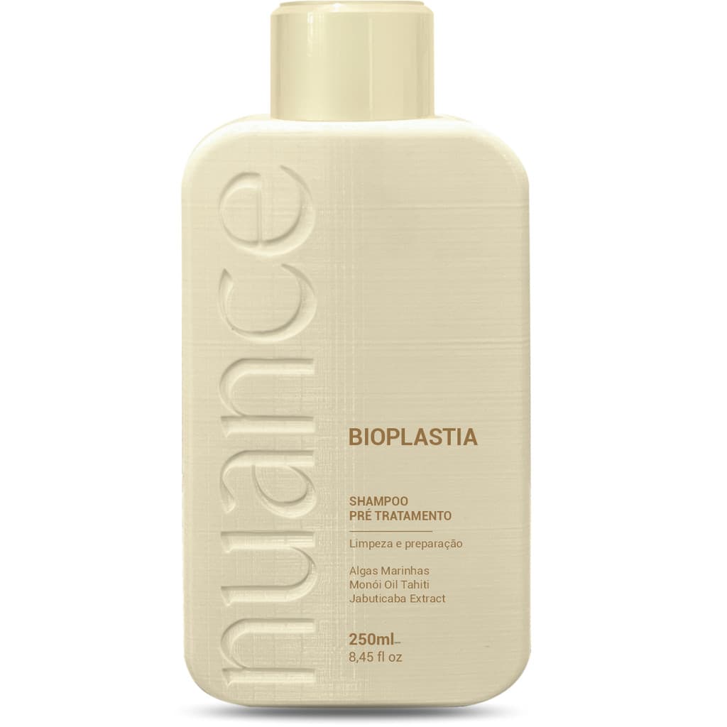Shampoo Bioplastia Reconstrução Uso Diário 250ML Nuance 