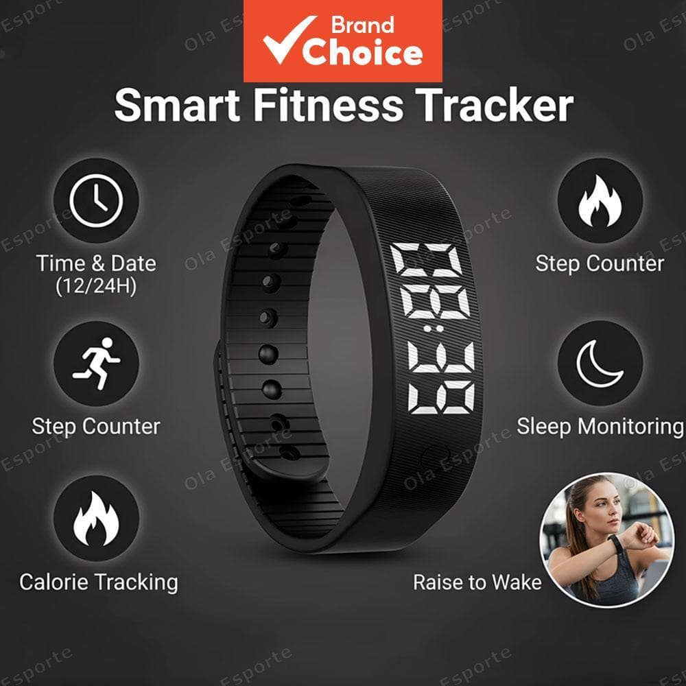 Novo Smartwatch Unissex: Pulseira Fitness Inteligente com Contador de Passos, Modos Esportivos Múltiplos, Design Moderno