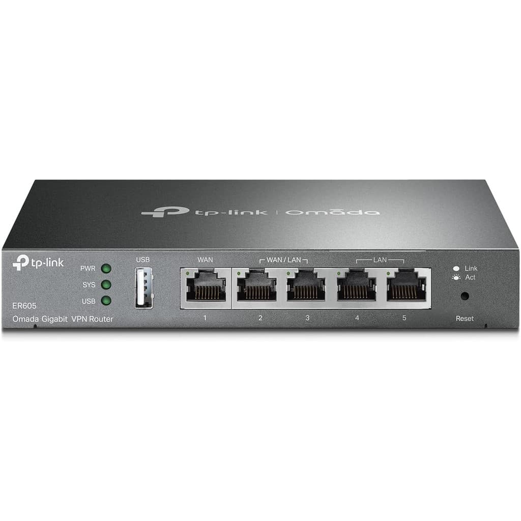 Roteador TP-Link Gigabit Wi-Fi 6 TL-ER605 Triband 41,5MBPS Preto