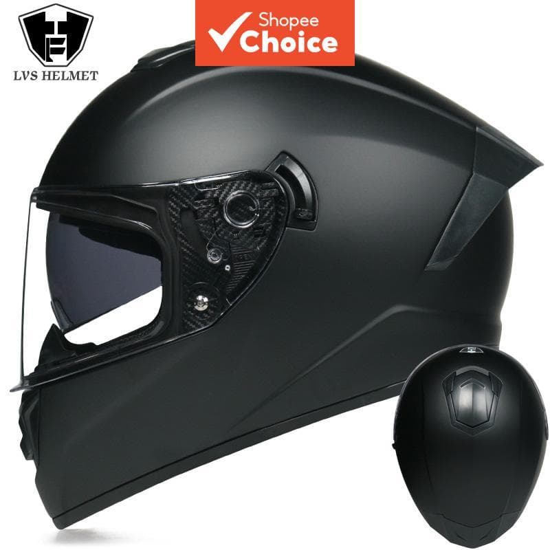 Capacete de Moto LVS-701 Fechado com Dupla Viseira, Certificado 3C para Corrida, Moto de Rua, Moto Elétrica, Masculino,