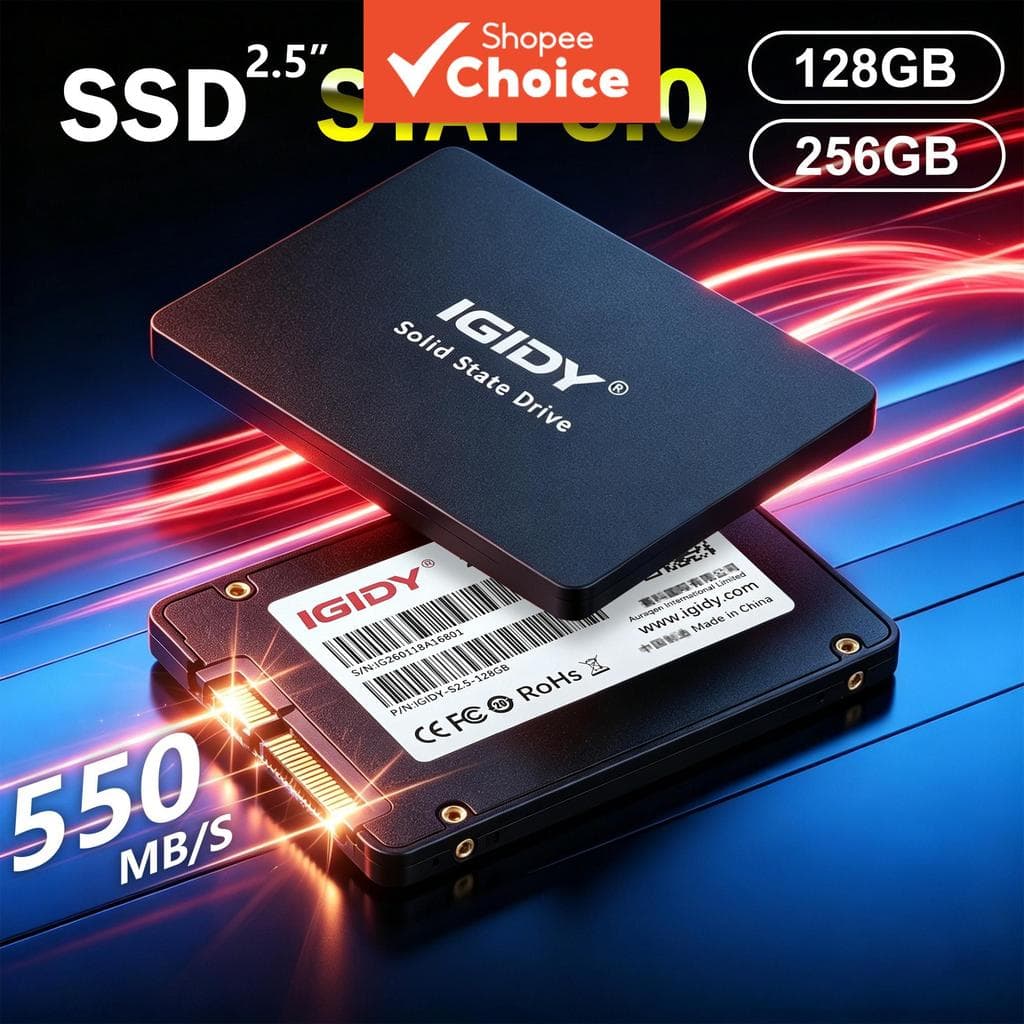 SSD SATA 3.0 2,5 polegadas 256 GB/128 GB, unidade de estado sólido interna, velocidade de leitura de até 570 MB/s, para