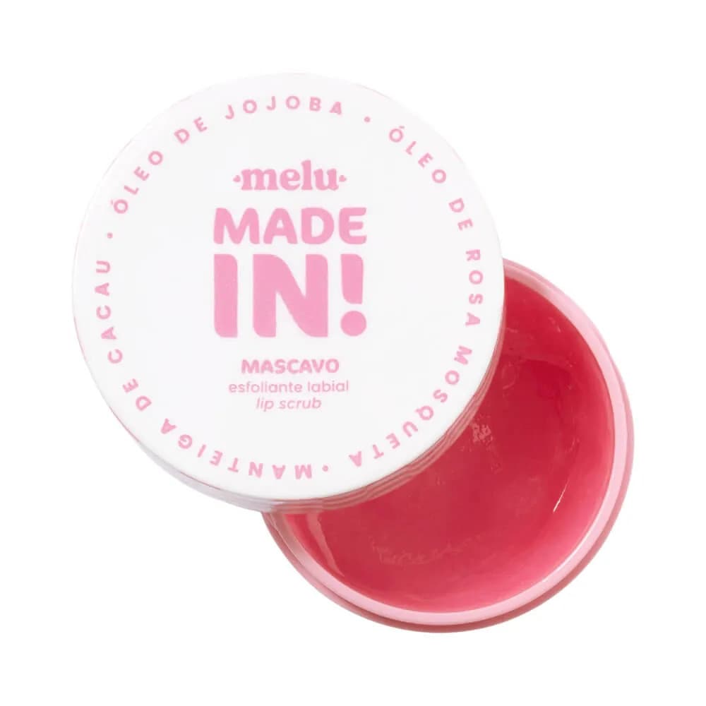 Esfoliante Labial Melu by Ruby Rose Mascavo Made In! 15g