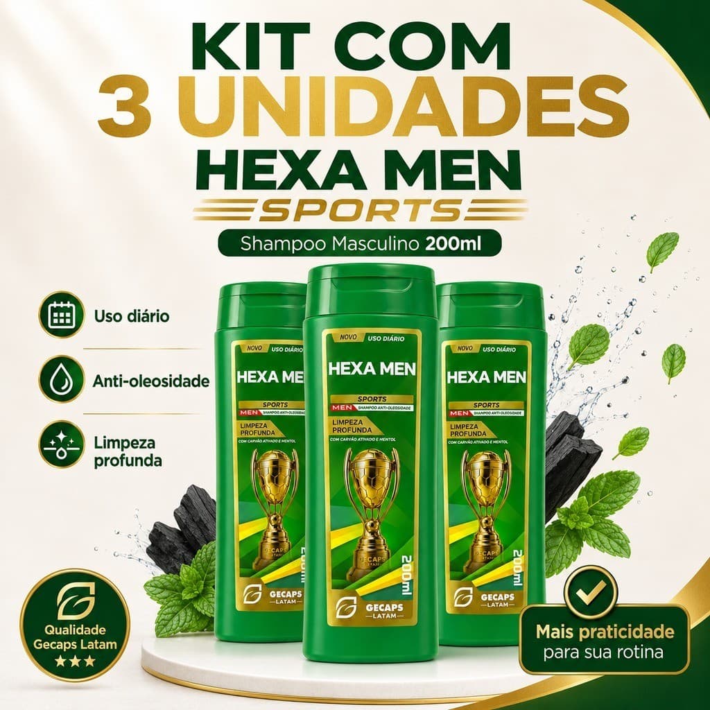 Kit 3x Sabonete Facial Antioleosidade AntiAcne Control 200ml