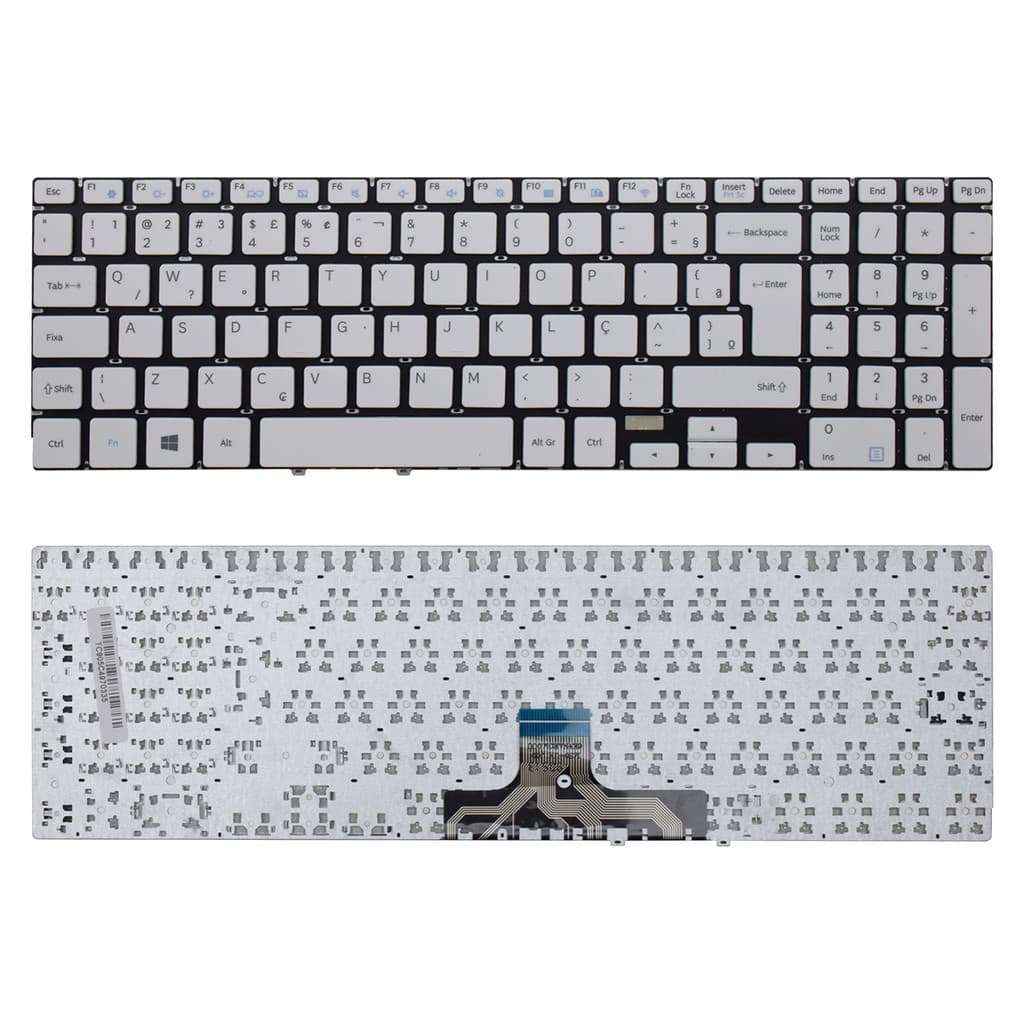 Teclado para Notebook Samsung Expert NP300E5K Sem Moldura