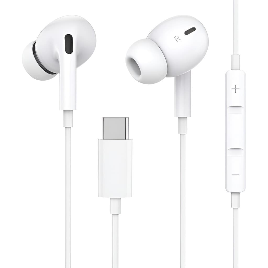 Fone De Ouvido Tipo C Com Microfone Para Samsung Xiaomi