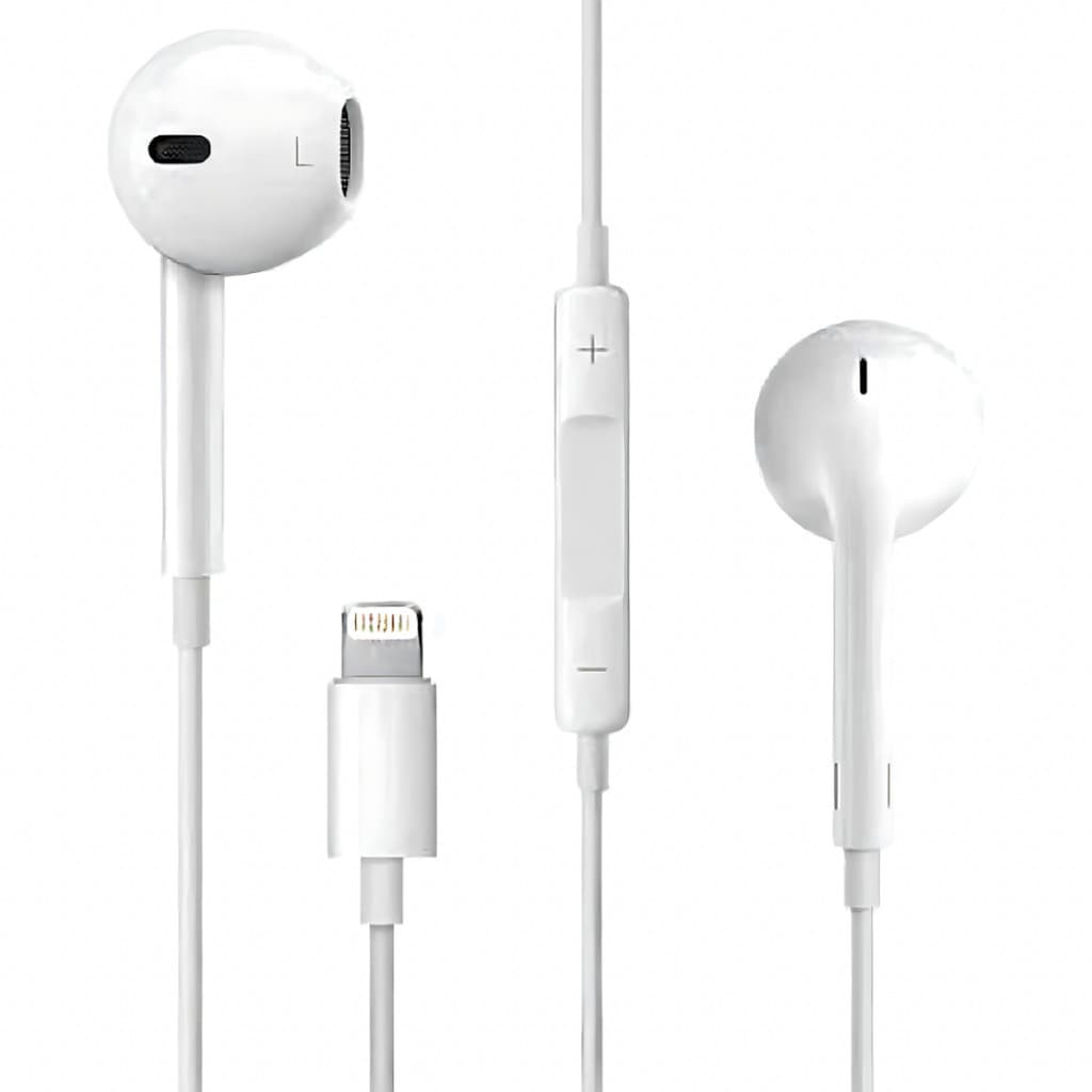 Fone de Ouvido Estereo Com Fio Branco Microfone Controle de Volume Iphone TypeC