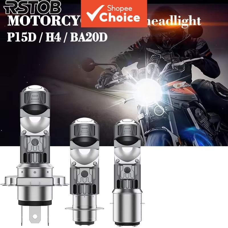 RSTOB 1 peça P15D-T19 LED H6 P15D 12V 12W Ultra Brilhante Branco 1860SMD para motocicleta