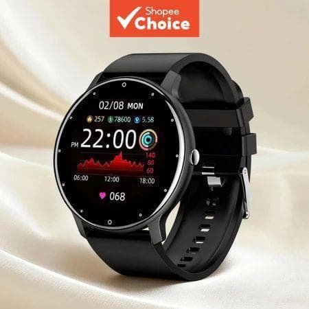 Smartwatch ZL02 Unissex - Novidade 2026, Resistente à Água IP68 e Monitor de Fitness