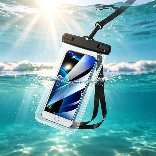 25 Peças Capa Bolsa A Prova Dágua Impermeável Universal Para Celular Chuva Universal