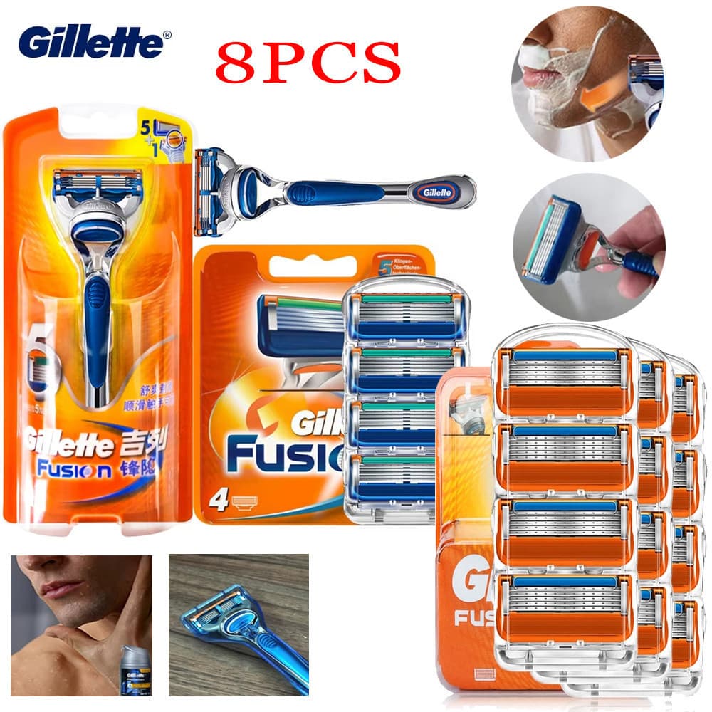 Gillette Fusion Para Limpeza De Pele Homens 5 Layers Razor Blade