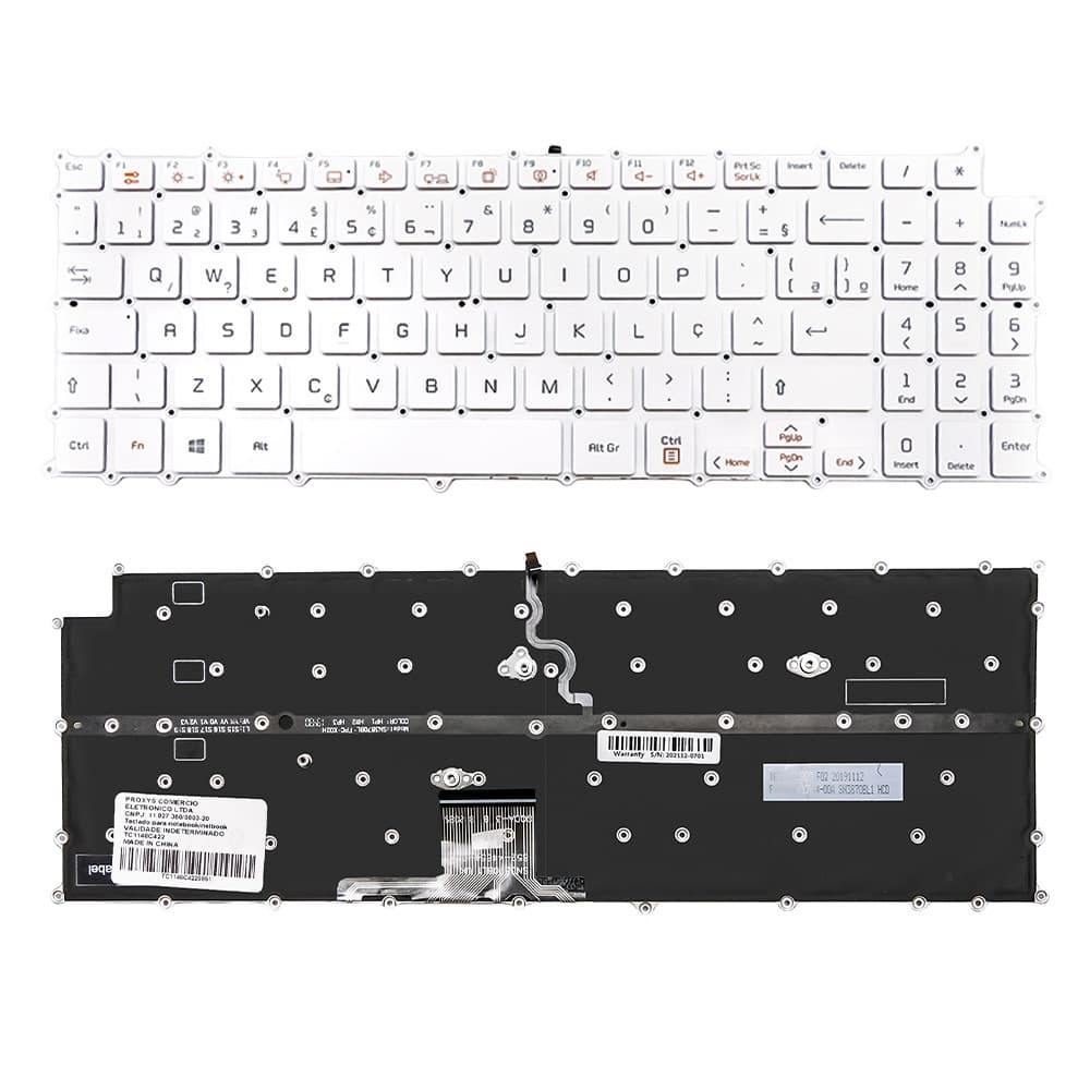 Teclado para Notebook Lg Gram 15Z980