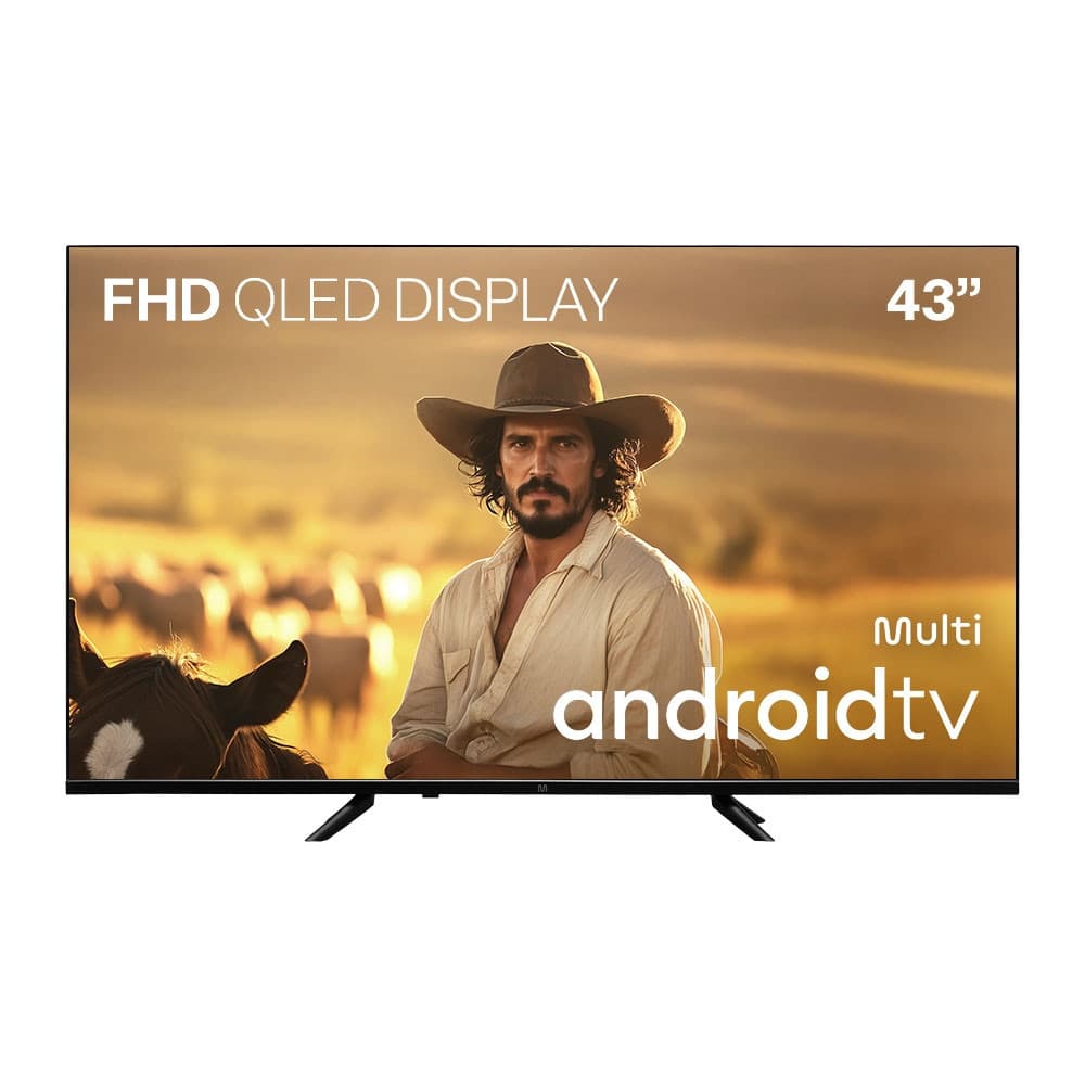 Smart TV Multi 43 QLED Full HD Android - TL066MQ