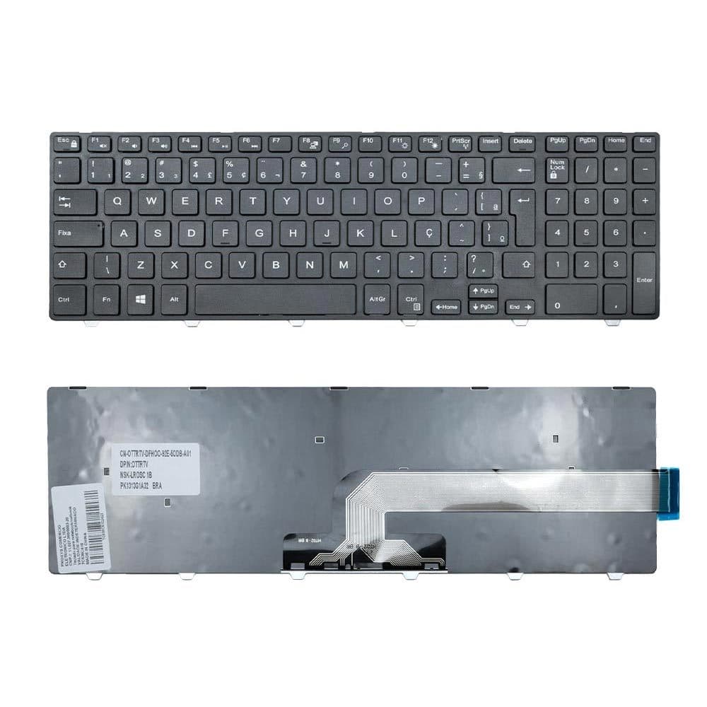 Teclado para Notebook Dell P51F Sem Iluminação