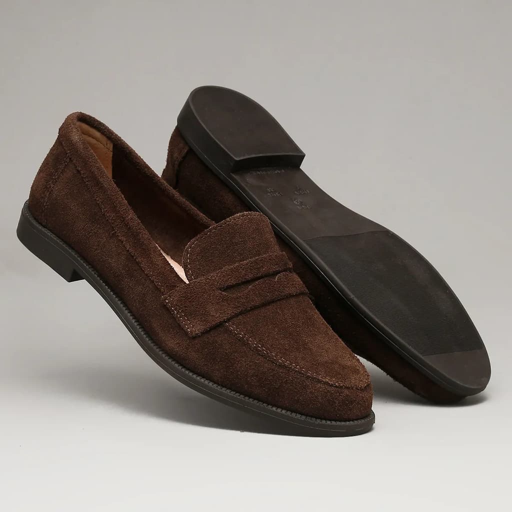 Mocassim Feminino Couro Legítimo Sapato Social Confortável Elegante Trabalho Escritório Boneca Luxo Envio Imediato Moda