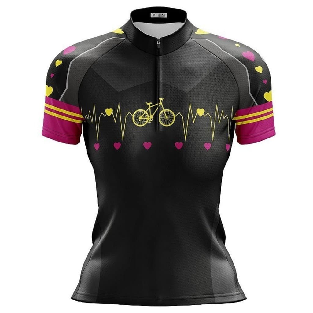 Camisa Ciclismo Feminina Dry Fit com Proteção UV Bike MTB Speed Bicicletinha