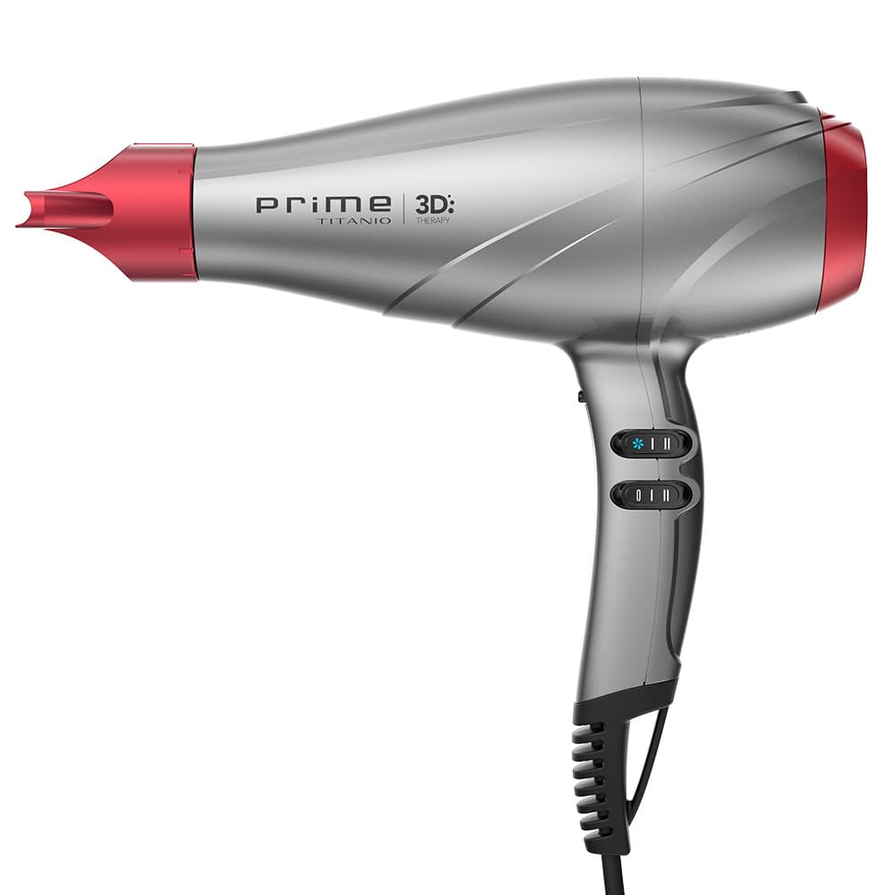 SECADOR DE CABELO  GAMA ITALY PRIME TITANIO 3D 2300W 127V