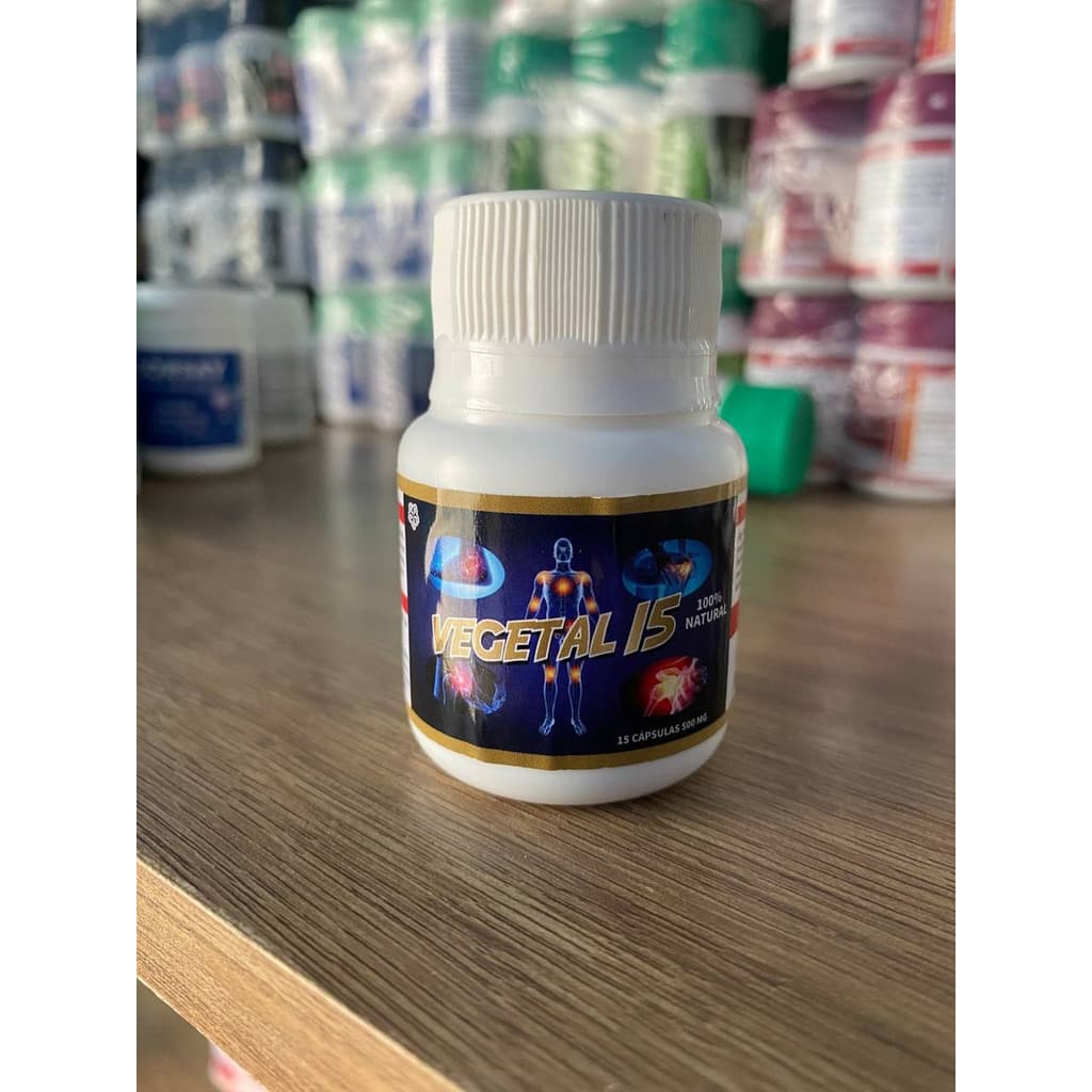 Vegetal 15 Original - 15 Capsulas - Original Premium