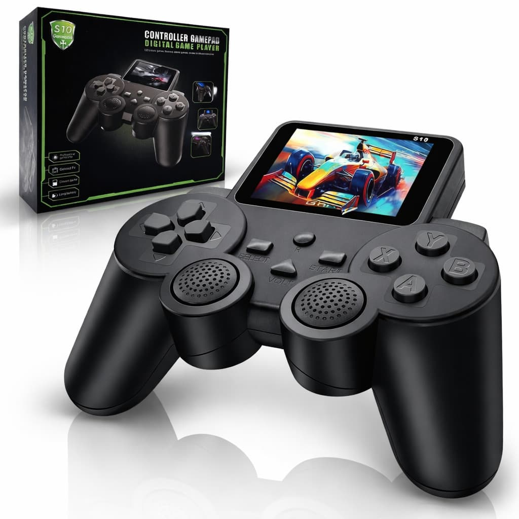 Console Portátil com 520 Jogos Clássicos Tela HD 320x240 Saída para TV HDMI e Bateria Recarregável