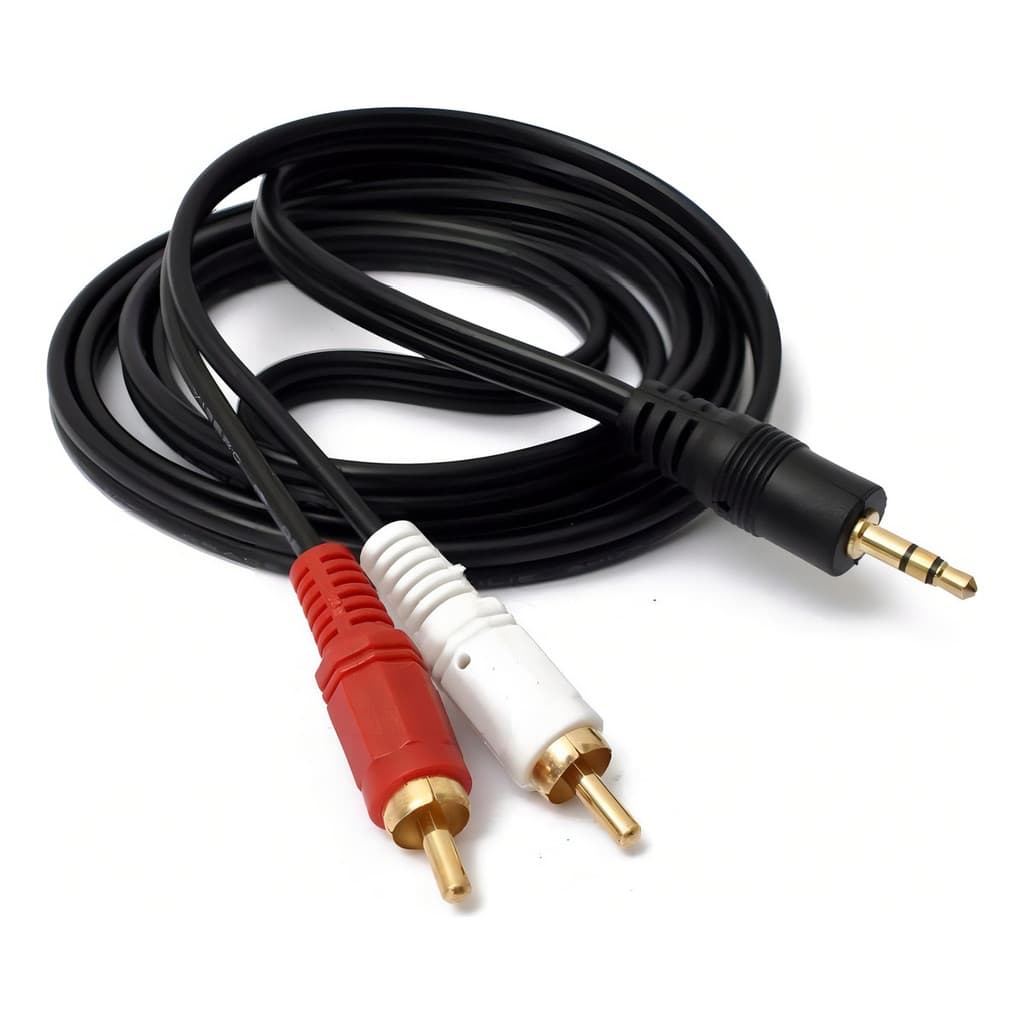 Adaptador 2 jack RCA / P2 stereo