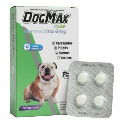 1 Caixa Dogmax Plus Anti Parasitario Pulga Caes 30kg-60kg